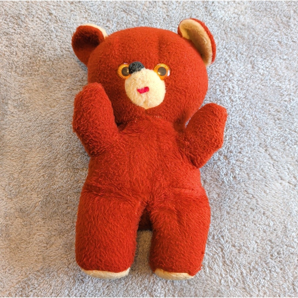 Vintage A&L Novelty Musical Teddy Bear "Rock-a-bye Baby" Wind Up Brooklyn NY HTF